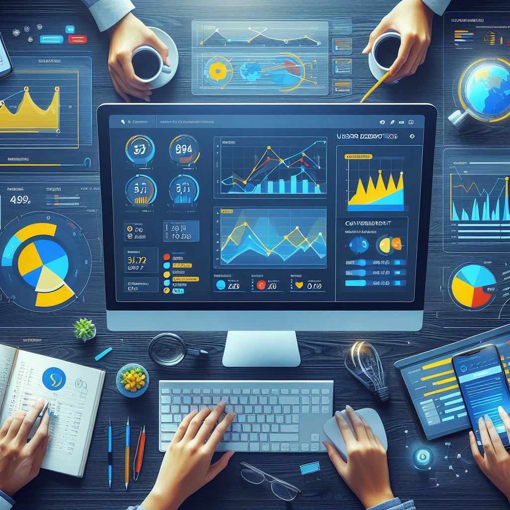 Google Analytics comparing device usage trends