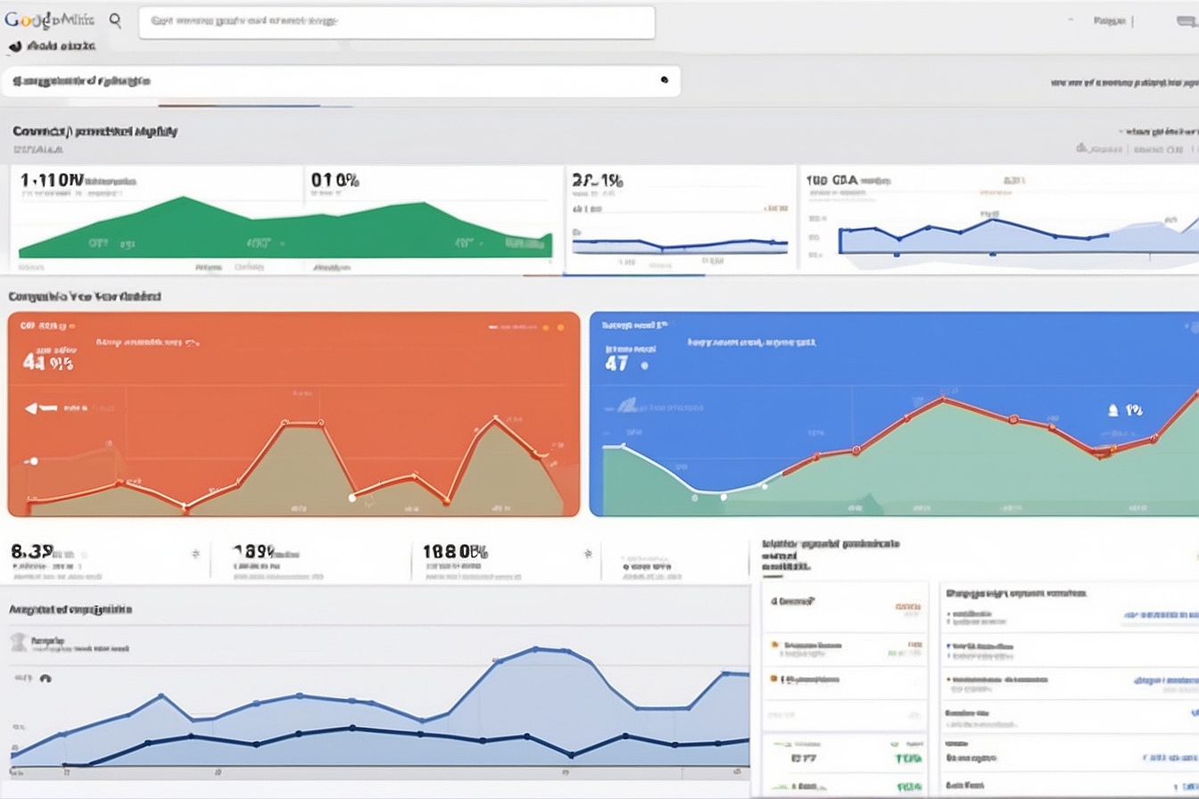 Google Analytics illustrating e-commerce performance