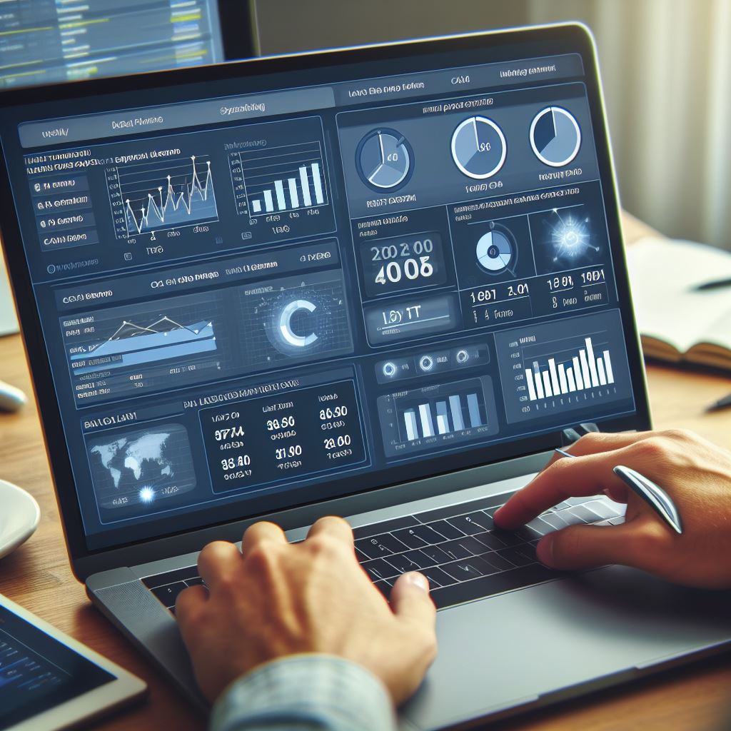 Engagement metrics dashboard view