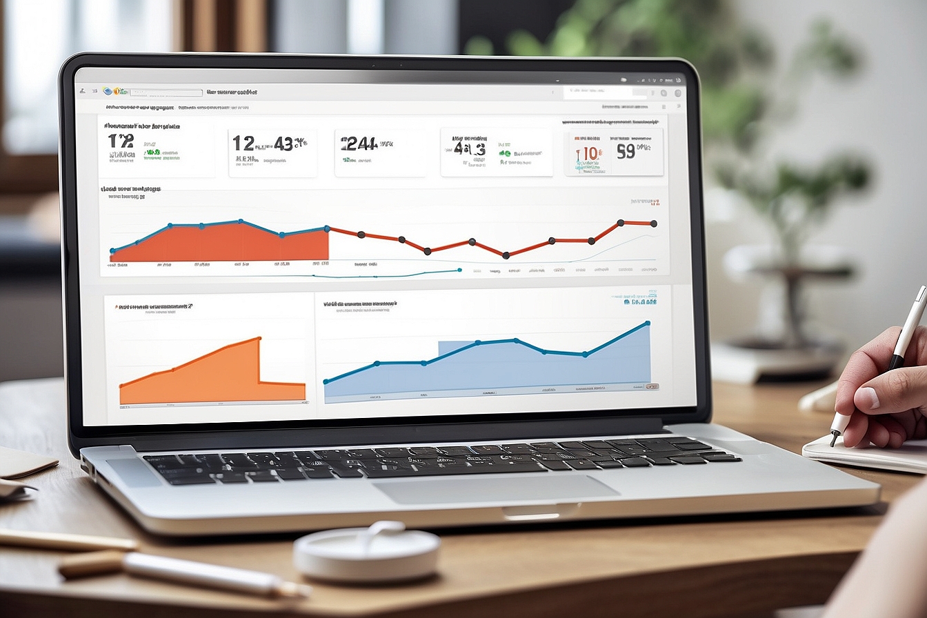 Search engine metrics dashboard