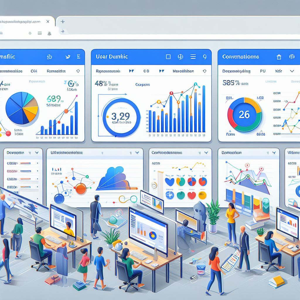 Graphs displaying key performance indicators