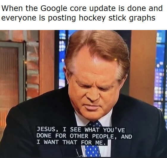 When the Google core update is done